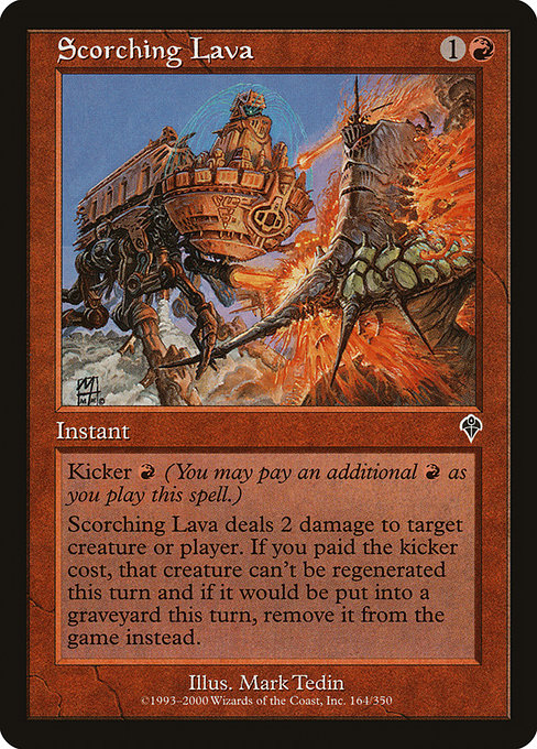 Scorching Lava - Invasion Common Card