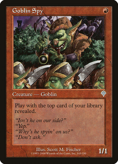 Goblin Spy - Invasion Uncommon Card