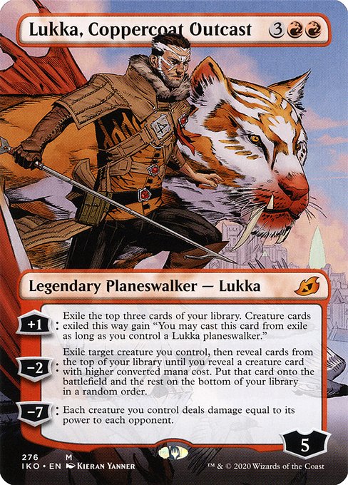 Lukka, Coppercoat Outcast - Ikoria: Lair of Behemoths Mythic Card