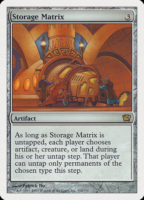 Storage Matrix - Ninth Edition Rare Card