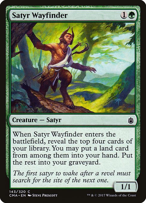 Satyr Wayfinder - Commander Anthology Common Card