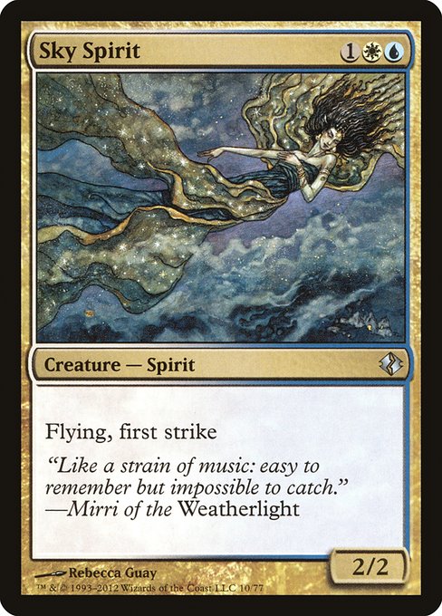 Sky Spirit - Duel Decks: Venser vs. Koth Uncommon Card