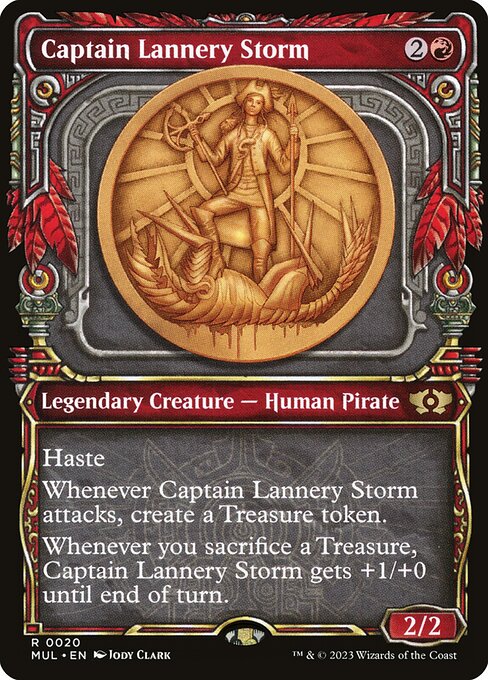 Captain Lannery Storm - Multiverse Legends Rare Card