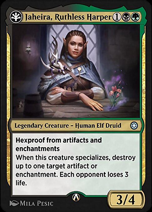 Jaheira, Ruthless Harper - Alchemy Horizons: Baldur's Gate Uncommon Card