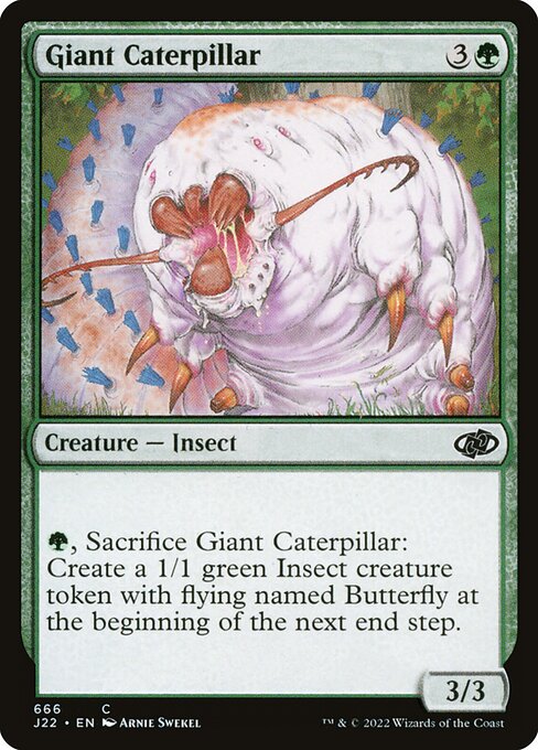 Giant Caterpillar - Jumpstart 2022 Common Card