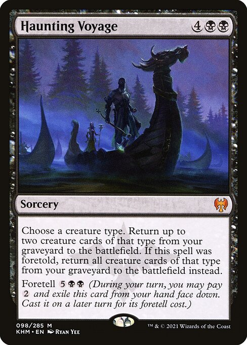 Haunting Voyage - Kaldheim Mythic Card