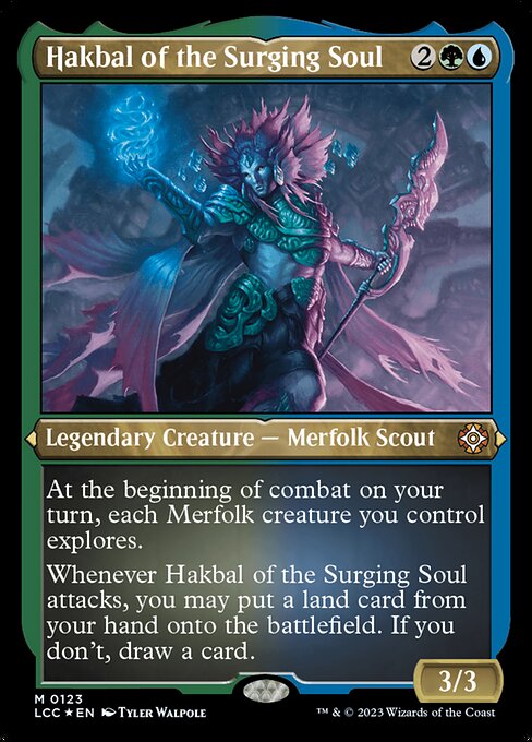 Hakbal of the Surging Soul - The Lost Caverns of Ixalan Commander Mythic Card