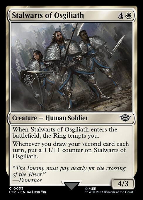 Stalwarts of Osgiliath - The Lord of the Rings: Tales of Middle-earth Common Card