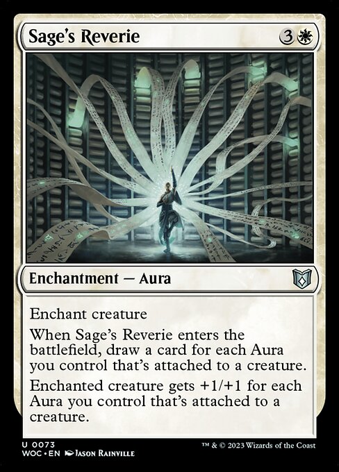 Sage's Reverie - Wilds of Eldraine Commander Uncommon Card