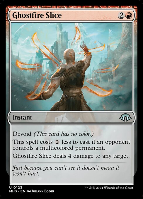 Ghostfire Slice - Modern Horizons 3 Uncommon Card
