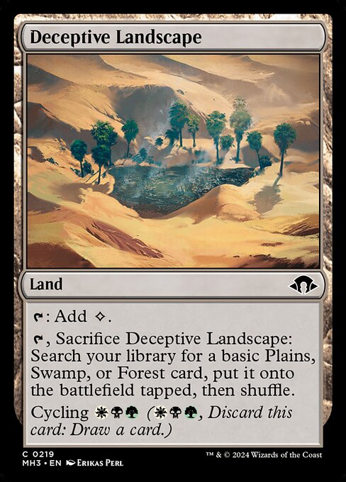 Deceptive Landscape - Modern Horizons 3 Common Card
