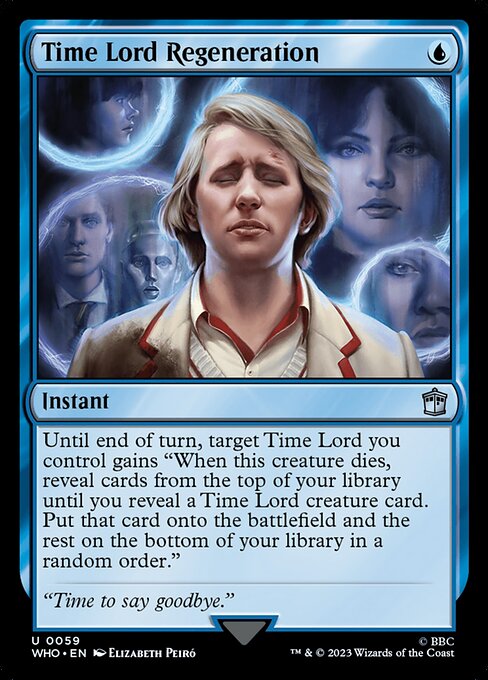 Time Lord Regeneration - Doctor Who Uncommon Card
