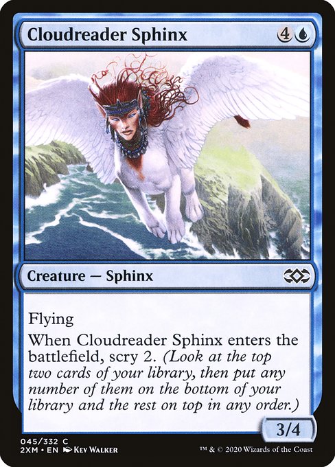 Cloudreader Sphinx - Double Masters Common Card