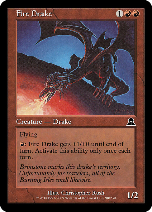 Fire Drake - Masters Edition III Common Card