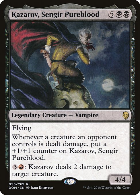 Kazarov, Sengir Pureblood - Dominaria Rare Card