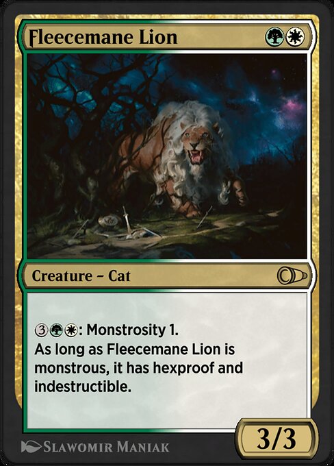 Fleecemane Lion - Pioneer Masters Rare Card