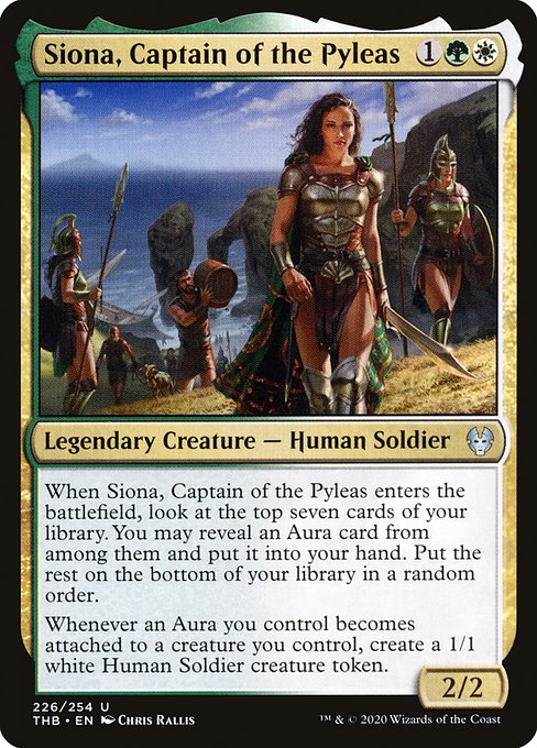 Siona, Captain of the Pyleas - Theros Beyond Death Uncommon Card