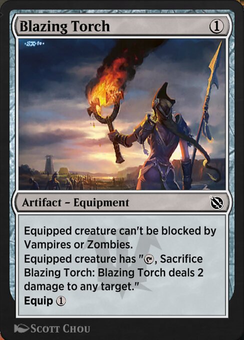 Blazing Torch - Shadows of the Past Common Card