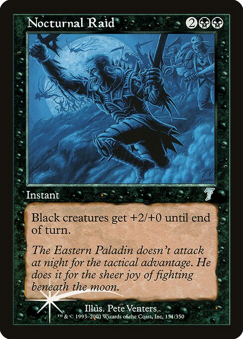 Nocturnal Raid - Seventh Edition Uncommon Card