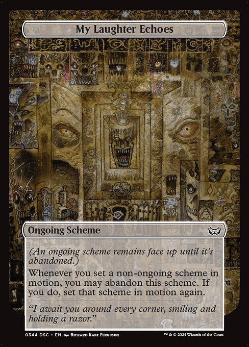My Laughter Echoes - Duskmourn: House of Horror Commander Common Card