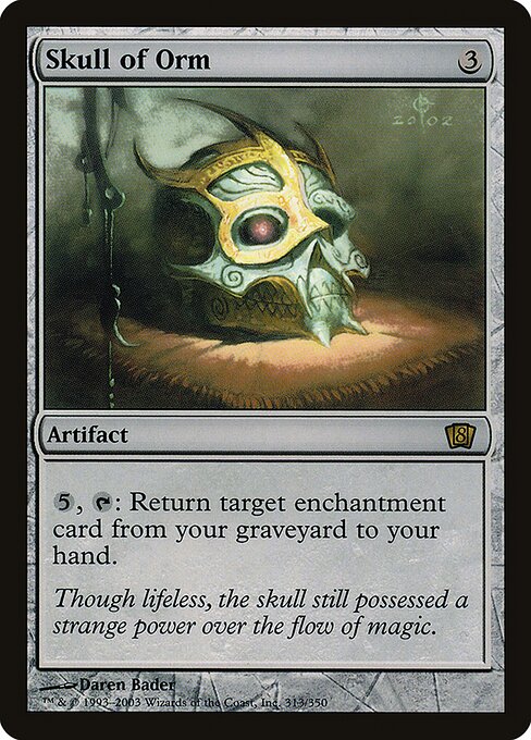 Skull of Orm - Eighth Edition Rare Card