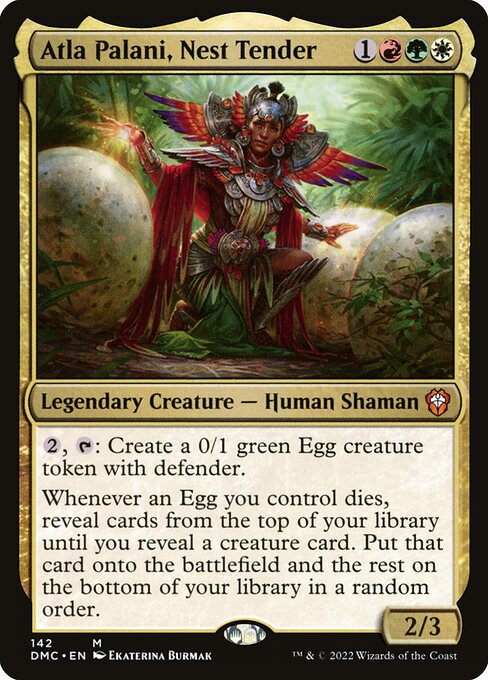 Atla Palani, Nest Tender - Dominaria United Commander Mythic Card