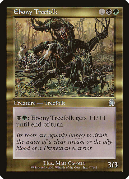 Ebony Treefolk - Apocalypse Uncommon Card