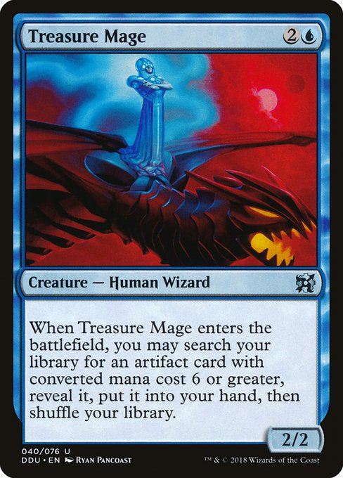 Treasure Mage - Duel Decks: Elves vs. Inventors Uncommon Card