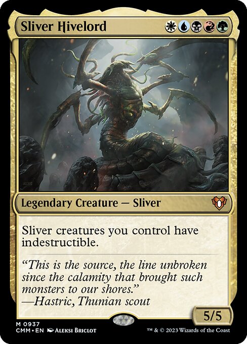 Sliver Hivelord - Commander Masters Mythic Card
