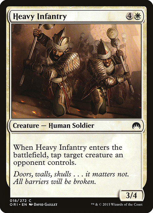 Heavy Infantry - Magic Origins Common Card