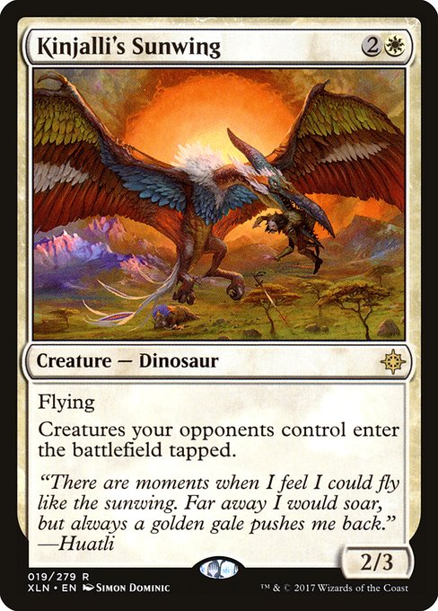 Kinjalli's Sunwing - Ixalan Rare Card