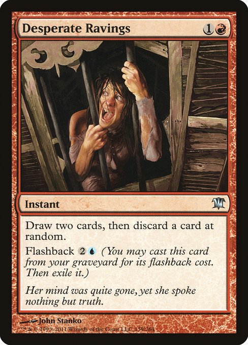 Desperate Ravings - Innistrad Uncommon Card