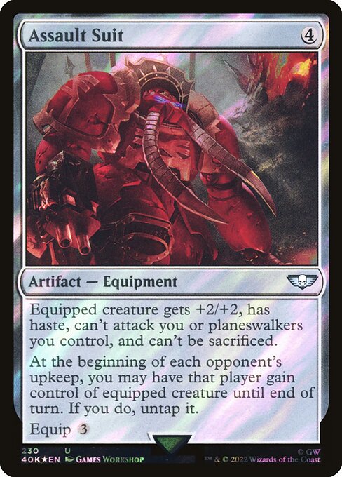Assault Suit - Warhammer 40,000 Commander Uncommon Card