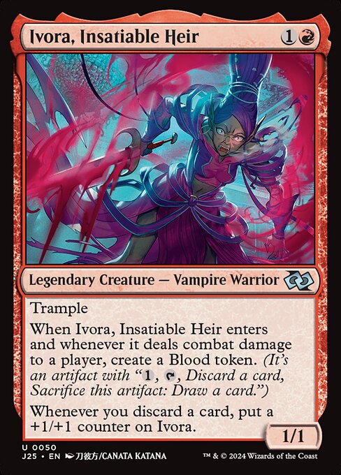 Ivora, Insatiable Heir - Foundations Jumpstart Uncommon Card