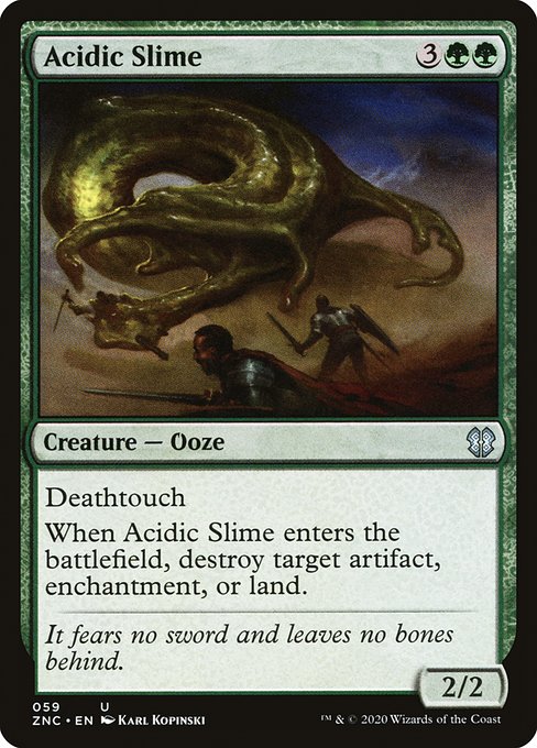 Acidic Slime - Zendikar Rising Commander Uncommon Card