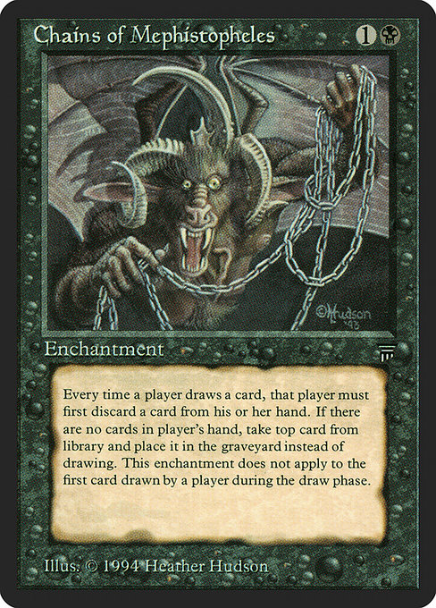 Chains of Mephistopheles - Legends Rare Card