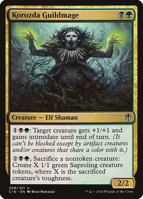 Korozda Guildmage - Commander 2016 Uncommon Card