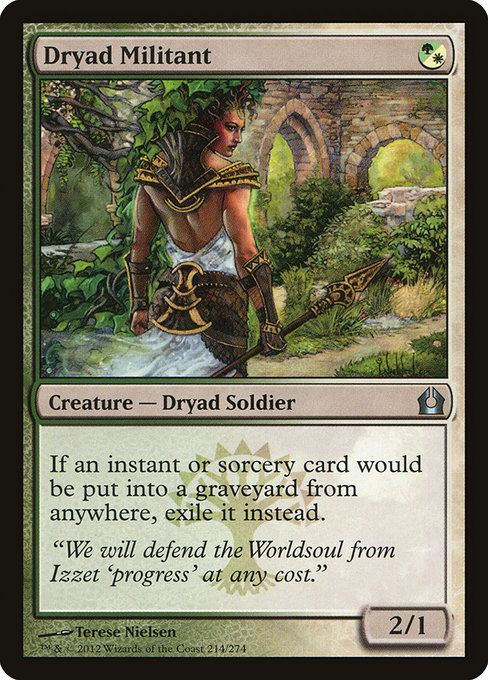 Dryad Militant - Return to Ravnica Uncommon Card