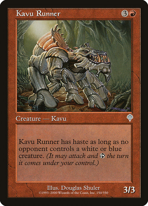 Kavu Runner - Invasion Uncommon Card