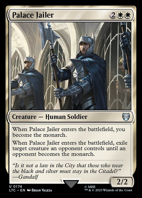 Palace Jailer - Tales of Middle-earth Commander Uncommon Card