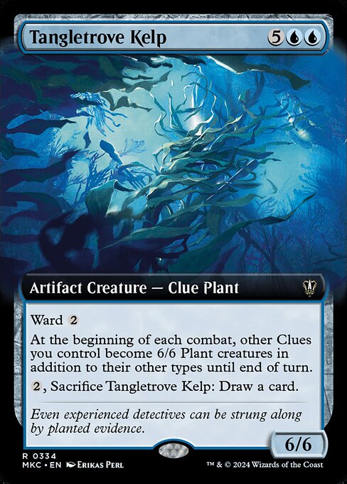 Tangletrove Kelp - Murders at Karlov Manor Commander Rare Card
