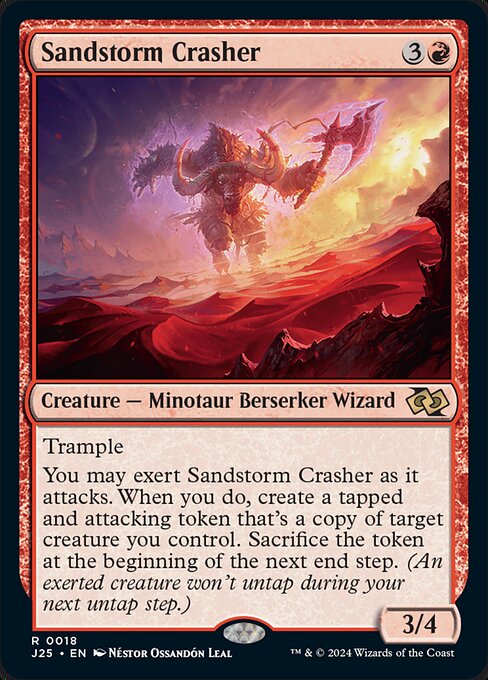 Sandstorm Crasher - Foundations Jumpstart Rare Card