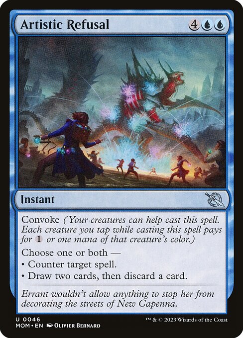 Artistic Refusal - March of the Machine Uncommon Card