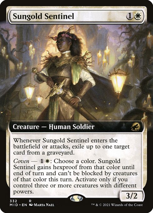 Sungold Sentinel - Innistrad: Midnight Hunt Rare Card