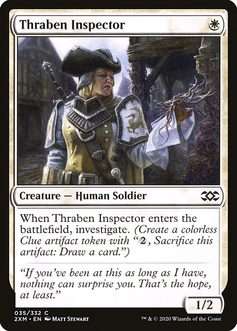 Thraben Inspector - Double Masters Common Card