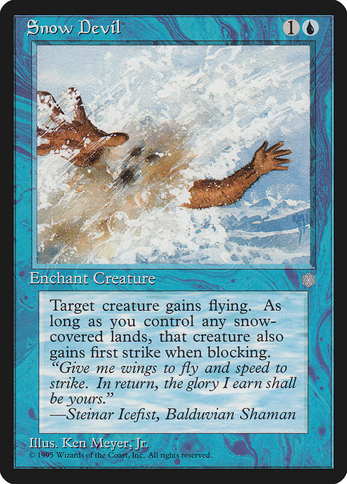 Snow Devil - Ice Age Common Card