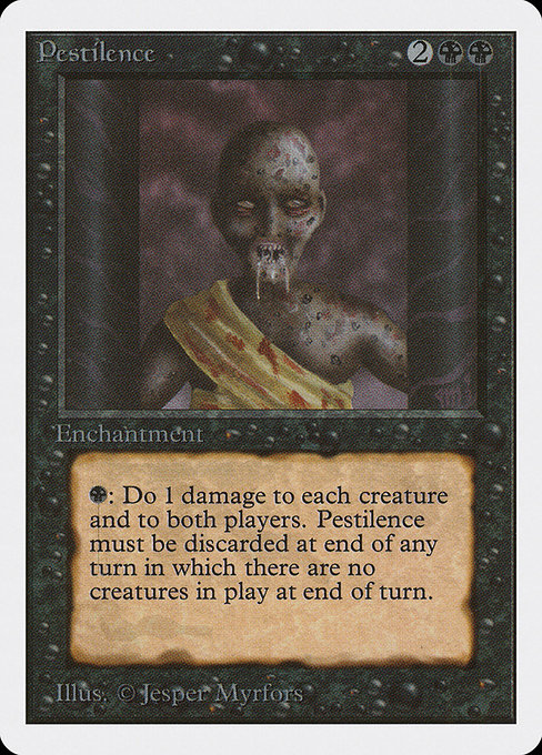 Pestilence - Unlimited Edition Common Card