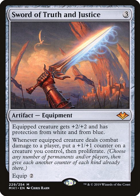 Sword of Truth and Justice - Modern Horizons Mythic Card
