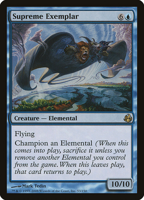 Supreme Exemplar - Morningtide Rare Card