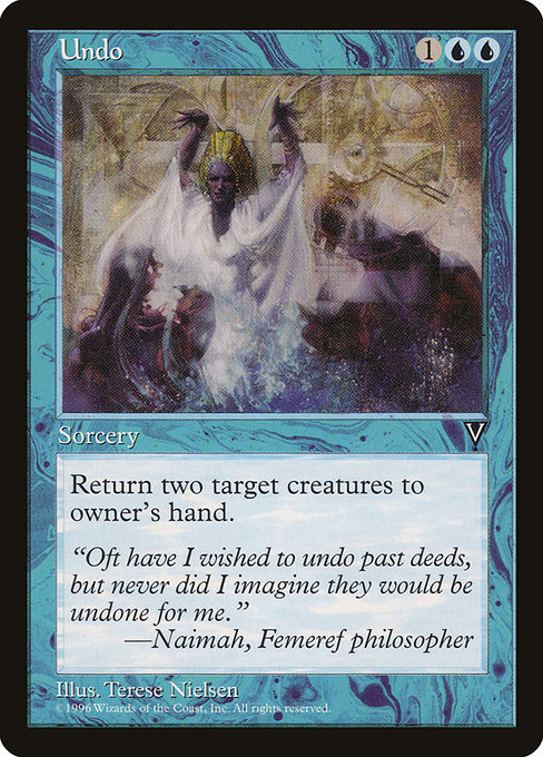 Undo - Visions Common Card